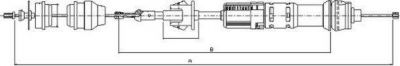 Textar 58011400 трос, управление сцеплением на PEUGEOT 306 (7B, N3, N5)