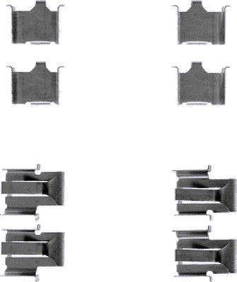 Textar 82027900 комплектующие, колодки дискового тормоза на MITSUBISHI GALANT III (E1_A)