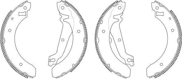 Textar 83029600 комплект тормозных колодок на FORD SIERRA (GBG, GB4)
