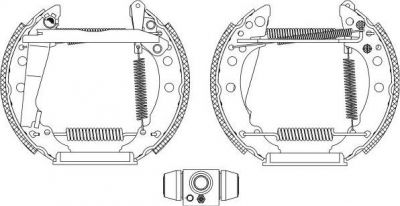 Textar 84018203 комплект тормозных колодок на VW POLO купе (86C, 80)