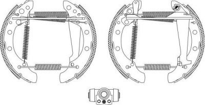 Textar 84018302 комплект тормозных колодок на VW SANTANA (32B)