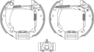Textar 84031806 комплект тормозных колодок на PEUGEOT 205 фургон