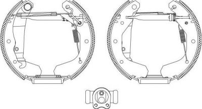 Textar 84033100 комплект тормозных колодок на OPEL KADETT E фургон (37_, 47_)