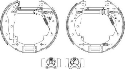 Textar 84033800 комплект тормозных колодок на RENAULT 21 универсал (K48_)