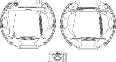 Textar 84044705 комплект тормозных колодок на VW GOLF III (1H1)