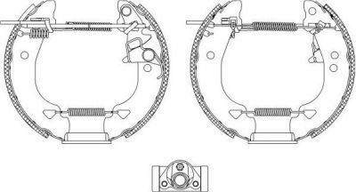 Textar 84048400 комплект тормозных колодок на FIAT UNO (146A/E)