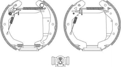 Textar 84049001 комплект тормозных колодок на OPEL ASTRA G универсал (F35_)