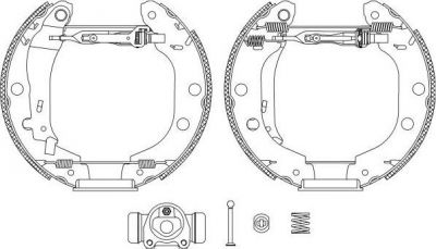 Textar 84052701 комплект тормозных колодок на NISSAN KUBISTAR (X76)