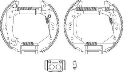 Textar 84059600 комплект тормозных колодок на HYUNDAI ACCENT II седан (LC)
