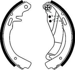 Textar 91019700 комплект тормозных колодок на OPEL KADETT D (31_-34_, 41_-44_)