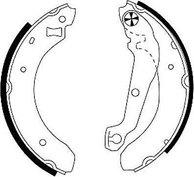 Textar 91029600 комплект тормозных колодок на FORD SIERRA (GBG, GB4)