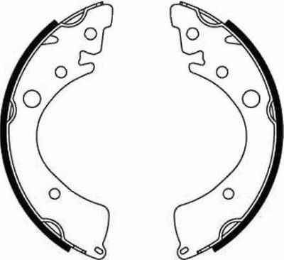 Textar 91037100 комплект тормозных колодок на HONDA CIVIC I Shuttle (AN, AR)