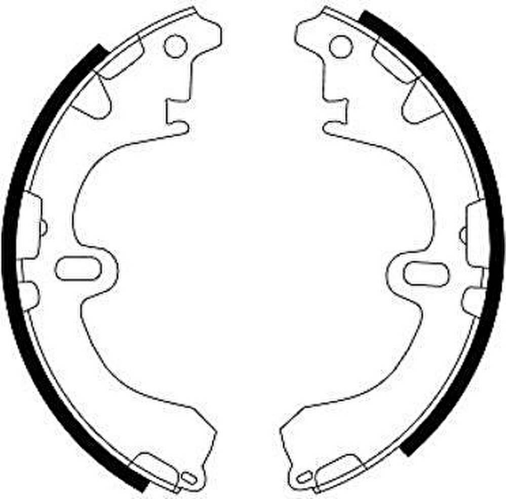 Textar 91043100 комплект тормозных колодок на TOYOTA CALDINA (ST19_, ET19_, CT19_, AT19_)