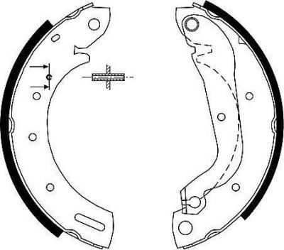 Textar 91055800 комплект тормозных колодок на NISSAN VANETTE CARGO фургон (HC 23)