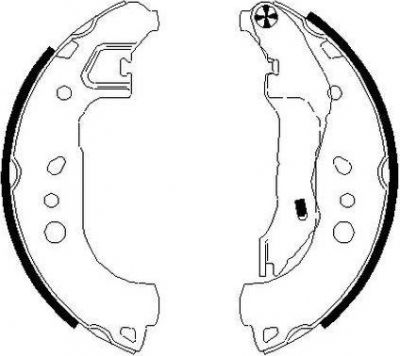 Textar 91080100 комплект тормозных колодок на SKODA RAPID Spaceback (NH1)