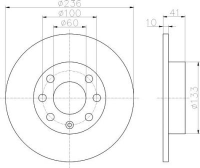 Textar 92020800 тормозной диск на OPEL KADETT E Наклонная задняя часть (33_, 34_, 43_, 44_)