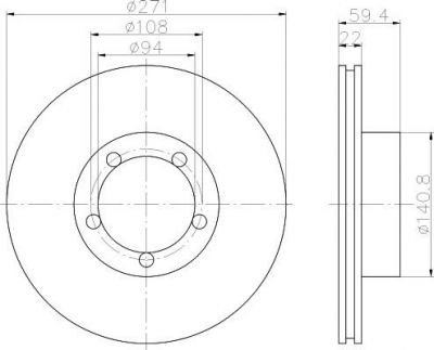 Textar 92032800 тормозной диск на OPEL MONZA A (22_)