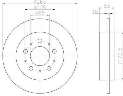 Textar 92051400 тормозной диск на VOLVO 960 Kombi (965)