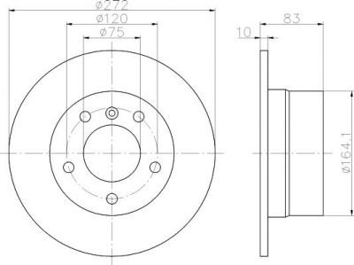 Textar 92076703 тормозной диск на Z3 (E36)