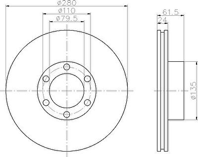 Textar 92097700 тормозной диск на OPEL MOVANO Combi (J9)