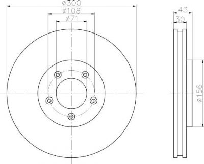 Textar 92099003 тормозной диск на LINCOLN LS
