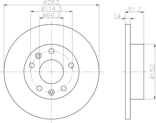 Textar 92102900 тормозной диск на LAND ROVER FREELANDER Soft Top (LN_)