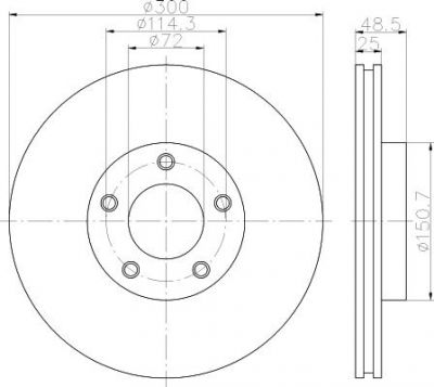 Textar 92130400 тормозной диск на MAZDA 3 седан (BL)