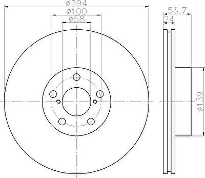 Textar 92139500 тормозной диск на SUBARU OUTBACK (BE, BH)