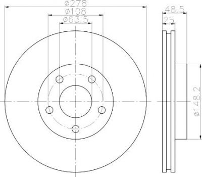 Textar 92141203 тормозной диск на VOLVO V50 (MW)