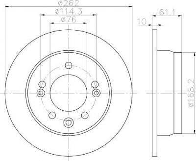 Textar 92161700 тормозной диск на HYUNDAI TUCSON (TLE)