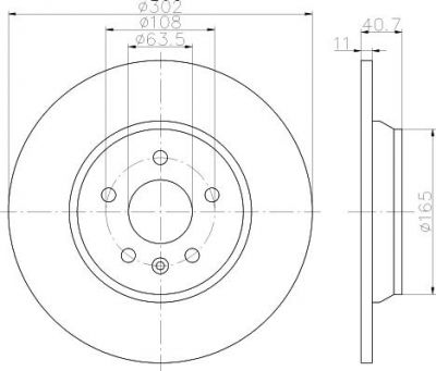 Textar 92162903 тормозной диск на VOLVO V70 III (BW)