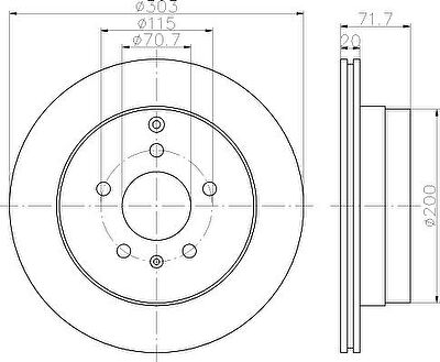 TEXTAR Тоpмозной диск Brake discs passenger car (92165500)