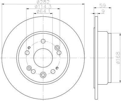 Textar 92165703 тормозной диск на HONDA CR-V II (RD_)
