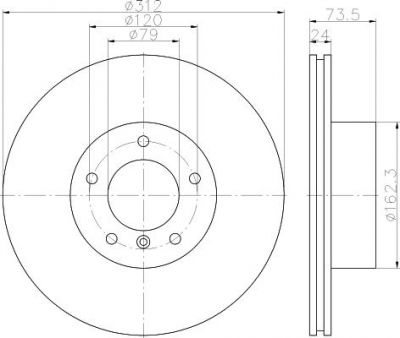 Textar 92176103 тормозной диск на X1 (E84)