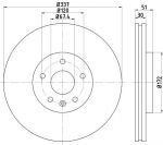 Textar 92187103 тормозной диск на OPEL INSIGNIA