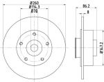 Textar 92195900 тормозной диск на RENAULT MEGANE III Наклонная задняя часть (BZ0_)