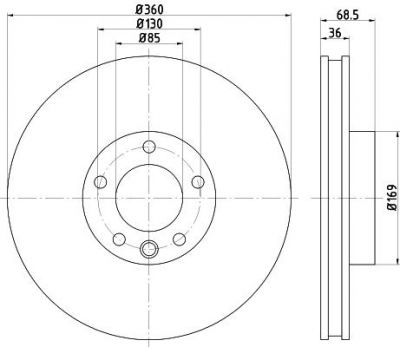 Textar 92219610 тормозной диск на VW TOUAREG (7P5)