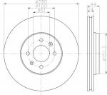 Textar 92254603 тормозной диск на RENAULT SCЙNIC I (JA0/1_)