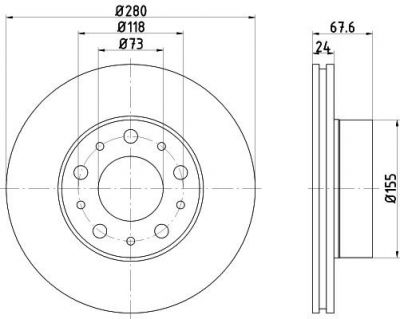 Textar 92275103 тормозной диск на PEUGEOT BOXER автобус (230P)