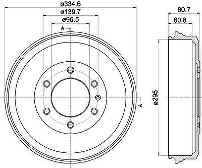 Textar 94040300 тормозной барабан на OPEL CAMPO (TF_)