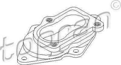 Topran 100 226 фланец, карбюратор на VW PASSAT (32B)