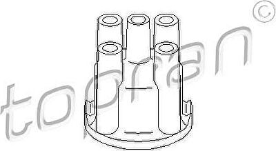 Topran 100 242 крышка распределителя зажигания на VW PASSAT Variant (3A5, 35I)