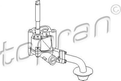 Topran 100 255 масляный насос на VW GOLF III (1H1)