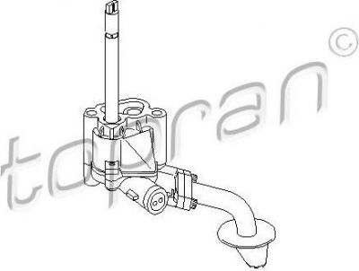 Topran 100 311 масляный насос на AUDI 80 Avant (8C, B4)