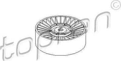 Topran 100 327 паразитный / ведущий ролик, поликлиновой ремень на VW PASSAT Variant (3A5, 35I)