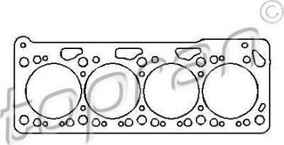 Topran 100 539 прокладка, головка цилиндра на SEAT IBIZA II (6K1)