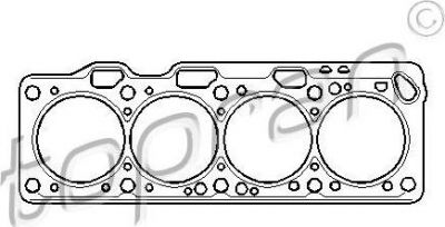 Topran 100 540 прокладка, головка цилиндра на AUDI 80 (81, 85, B2)