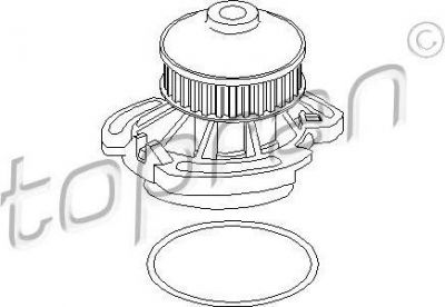 Topran 100 569 водяной насос на VW GOLF III (1H1)