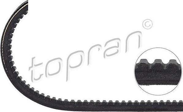 Topran 100 662 клиновой ремень на AUDI 100 (4A, C4)