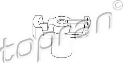 Topran 100 708 бегунок распределителя зажигани на OPEL KADETT E Наклонная задняя часть (33_, 34_, 43_, 44_)